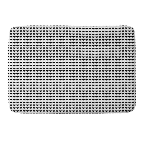 Allyson Johnson Tiny Little Hearts Memory Foam Bath Mat