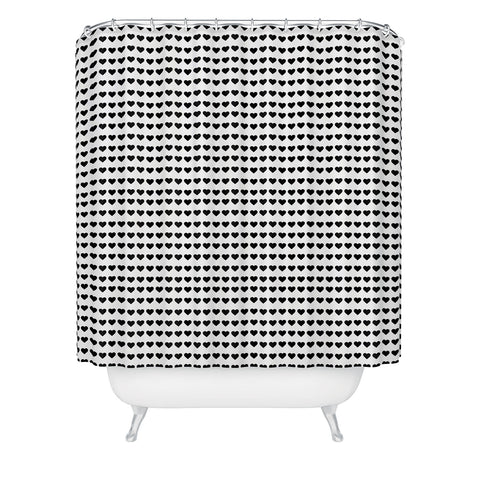 Allyson Johnson Tiny Little Hearts Shower Curtain