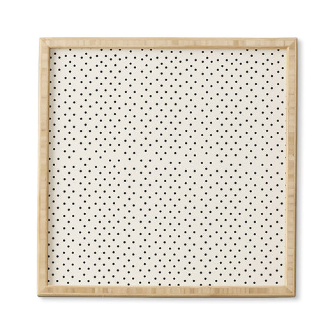 Allyson Johnson Tiny Polka Dots Framed Wall Art