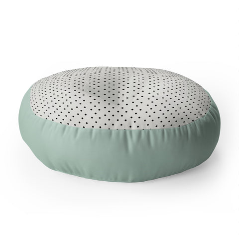 Allyson Johnson Tiny Polka Dots Floor Pillow Round
