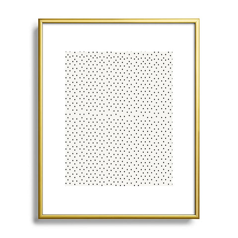 Allyson Johnson Tiny Polka Dots Metal Framed Art Print
