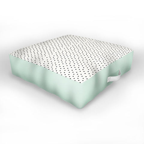 Allyson Johnson Tiny Polka Dots Outdoor Floor Cushion