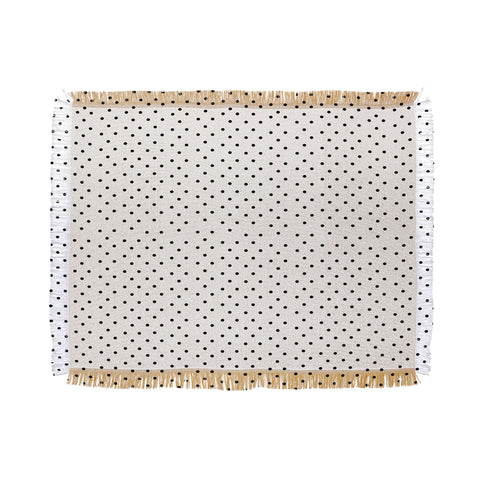 Allyson Johnson Tiny Polka Dots Throw Blanket
