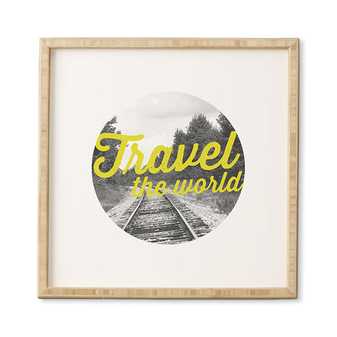 Allyson Johnson Travel The World Framed Wall Art