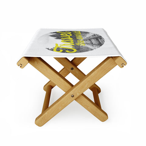 Allyson Johnson Travel The World Folding Stool