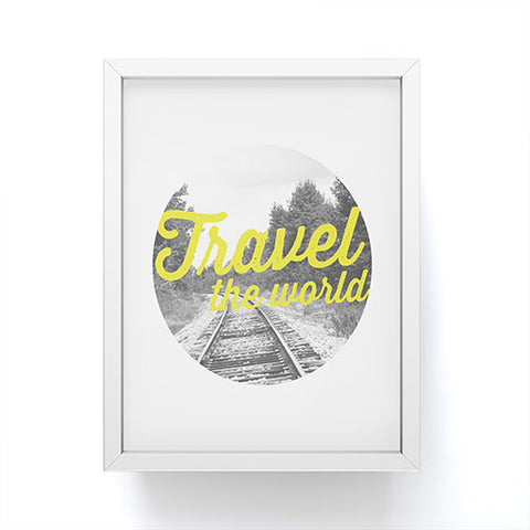 Allyson Johnson Travel The World Framed Mini Art Print