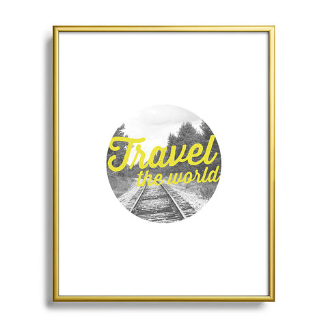 Allyson Johnson Travel The World Metal Framed Art Print