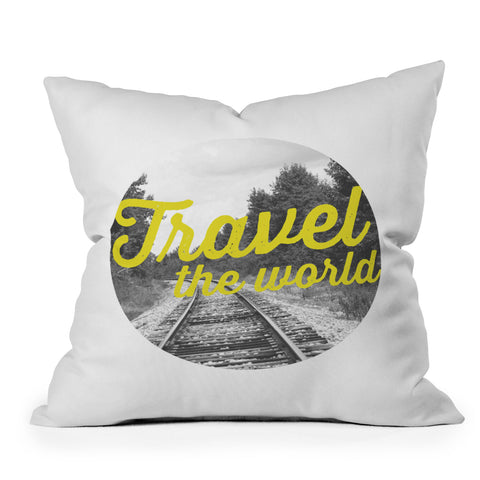 Allyson Johnson Travel The World Throw Pillow