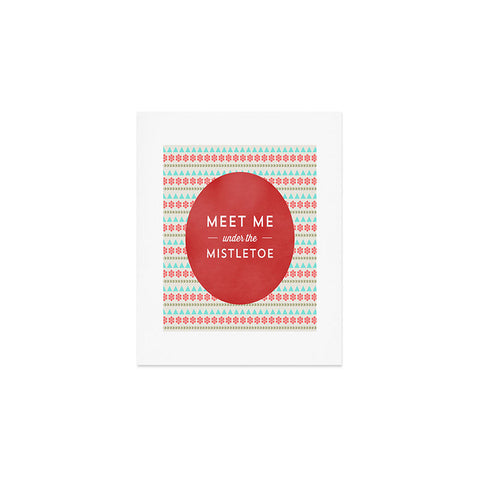 Allyson Johnson Under The Mistletoe Art Print