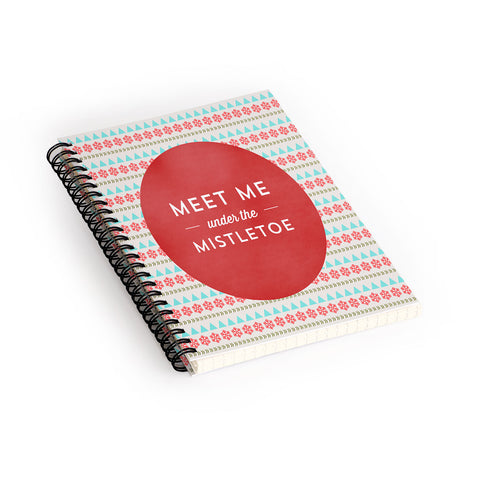 Allyson Johnson Under The Mistletoe Spiral Notebook