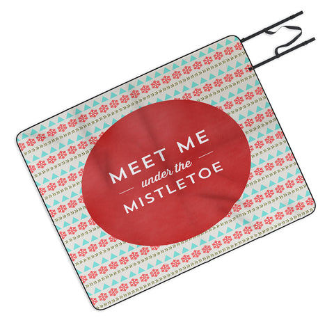 Allyson Johnson Under The Mistletoe Picnic Blanket