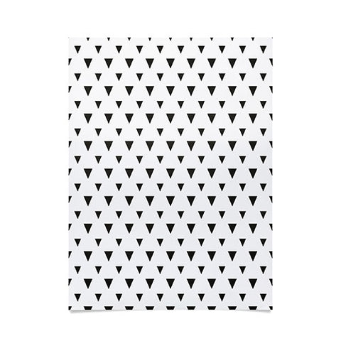 Allyson Johnson Upside Down Triangles Poster