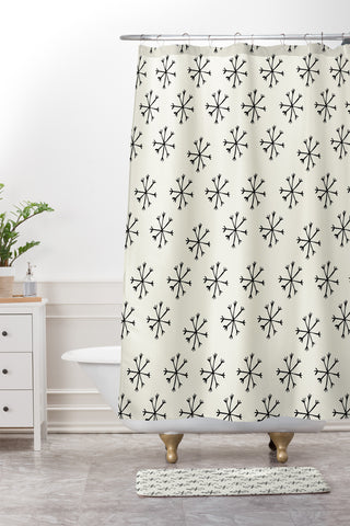 Allyson Johnson Very Snowy Shower Curtain And Mat