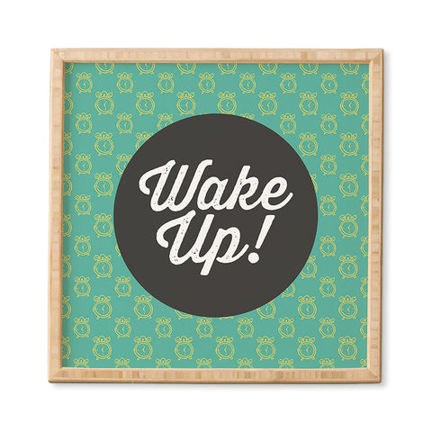 Allyson Johnson Wakey Wakey Framed Wall Art
