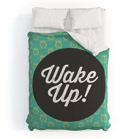 Allyson Johnson Wakey Wakey Duvet Cover