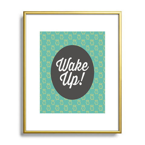 Allyson Johnson Wakey Wakey Metal Framed Art Print
