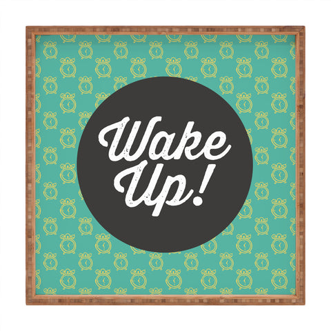 Allyson Johnson Wakey Wakey Square Tray