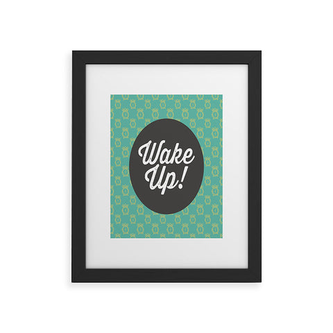 Allyson Johnson Wakey Wakey Framed Art Print
