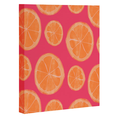 Allyson Johnson What rhymes with orange Art Canvas