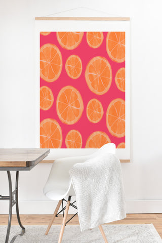 Allyson Johnson What rhymes with orange Art Print And Hanger