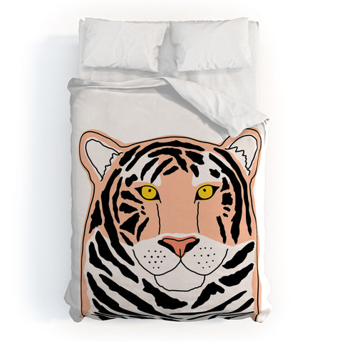 Allyson Johnson Wild Tiger Duvet Cover