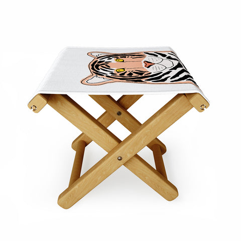 Allyson Johnson Wild Tiger Folding Stool