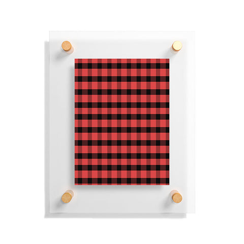 Allyson Johnson Winter Plaid Floating Acrylic Print