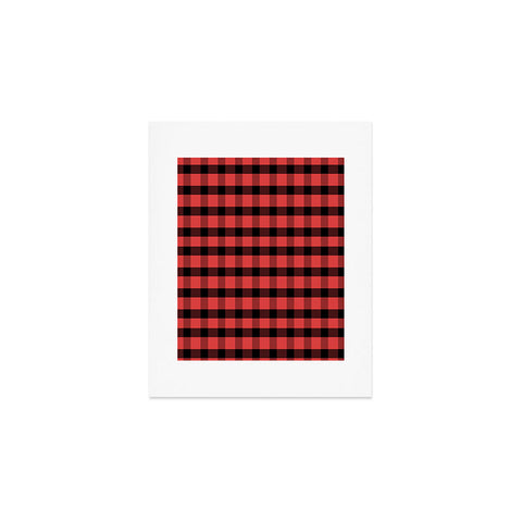 Allyson Johnson Winter Plaid Art Print