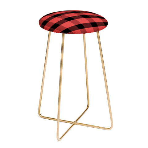 Allyson Johnson Winter Plaid Counter Stool