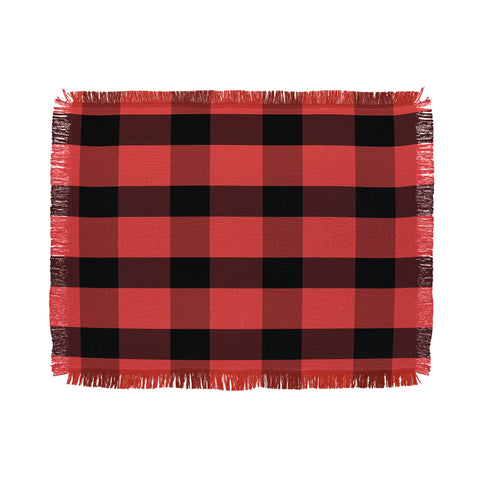 Allyson Johnson Winter Plaid Throw Blanket