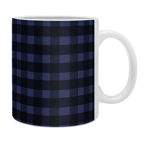 Allyson Johnson Woodsy Blue Plaid Coffee Mug