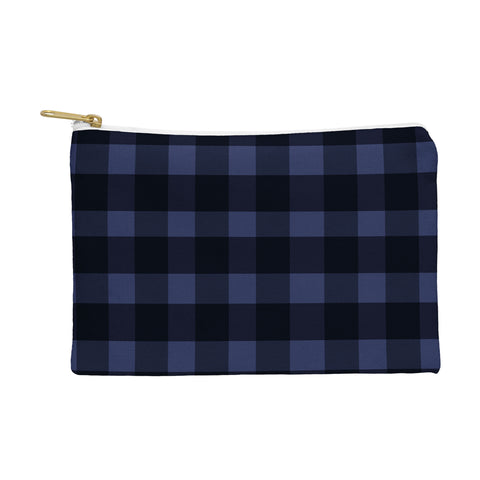 Allyson Johnson Woodsy Blue Plaid Pouch