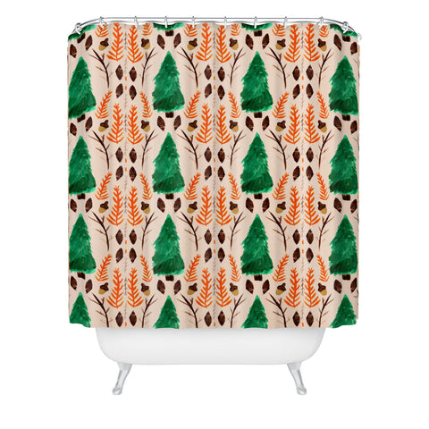 Allyson Johnson Woodsy Shower Curtain