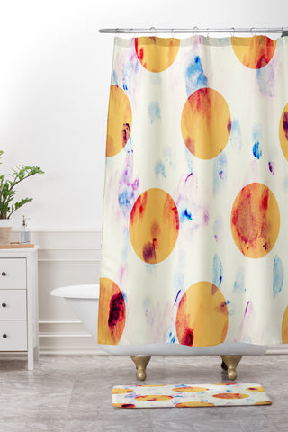 Allyson Johnson Yellow Dreamin Shower Curtain And Mat