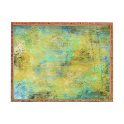 Allyson Johnson Yellow Paint Rectangular Tray