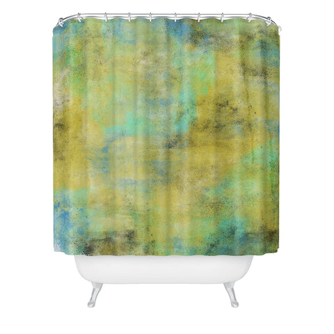 Allyson Johnson Yellow Paint Shower Curtain