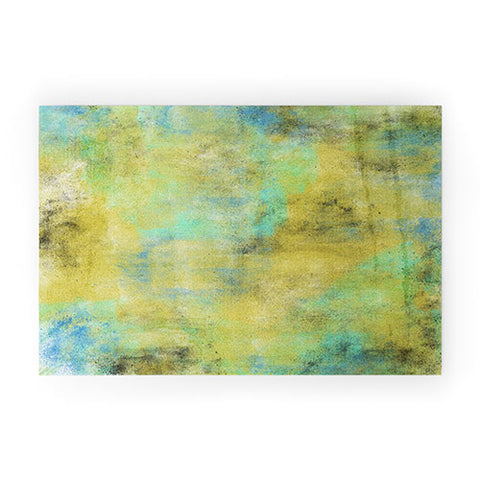 Allyson Johnson Yellow Paint Welcome Mat