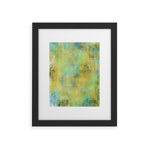 Allyson Johnson Yellow Paint Framed Art Print