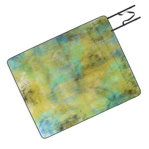 Allyson Johnson Yellow Paint Picnic Blanket