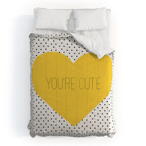 Allyson Johnson You Are Cute Comforter