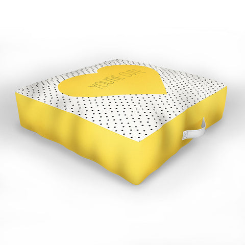 Allyson Johnson You Are Cute Outdoor Floor Cushion