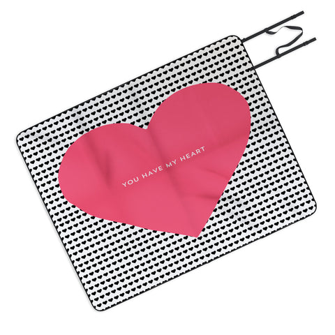 Allyson Johnson You Have My Heart Picnic Blanket