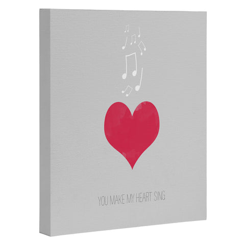 Allyson Johnson You Make My Heart Sing Art Canvas