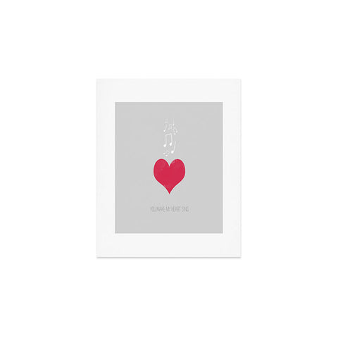Allyson Johnson You Make My Heart Sing Art Print