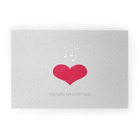 Allyson Johnson You Make My Heart Sing Welcome Mat