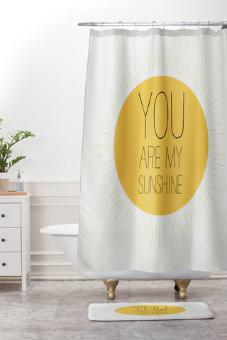 Allyson Johnson You Really Are My Sunshine Shower Curtain And Mat