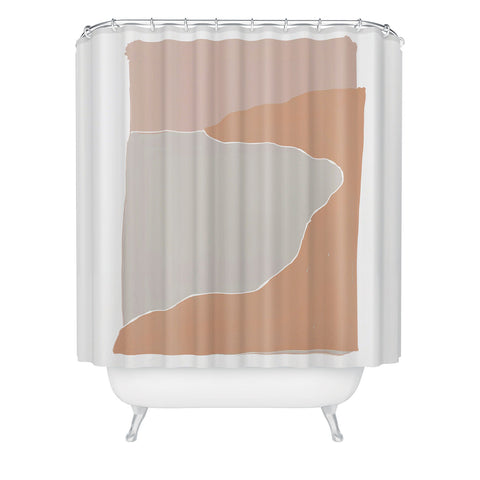 almostmakesperfect abstract sunset 2 Shower Curtain