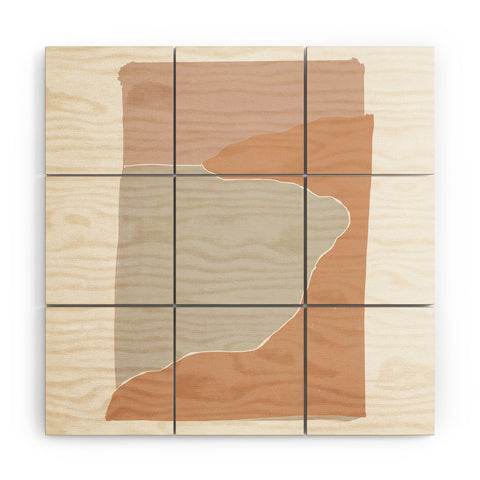 almostmakesperfect abstract sunset 2 Wood Wall Mural