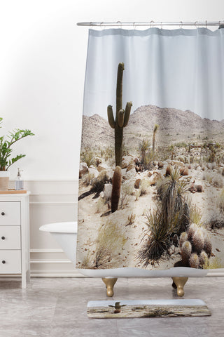 almostmakesperfect joshua tree 2 Shower Curtain And Mat