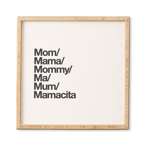 almostmakesperfect mamacita Framed Wall Art